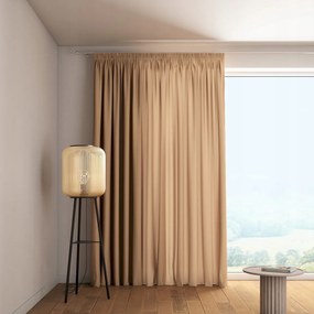 Dekoria Függöny ráncoló szalaggal 1 db 130x260cm bézs