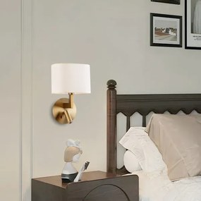 Brilagi - LED Fali lámpa DAYA 1xE14/40W/230V + LED/3W krémes/arany