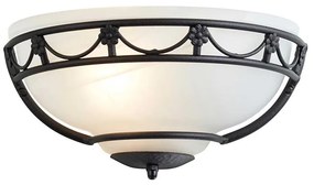 Elstead CB-WU-BLACK - Fali lámpa CARISBROOKE 1xE27/60W/230V