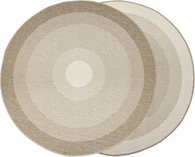 Kültéri Kerek Szőnyeg Kétoldalas Teraszra Erkélyre Brussels átm. 120 cm