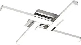 Beltéri led mennyezeti lámpa 24w 2200lm króm/fehér antonia