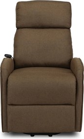 FOTEL COLTON Brązowy z Funkcją Wstawania