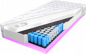 140x200 matrac 6 cm visco memory 21 cm merevítő H2 formamemória