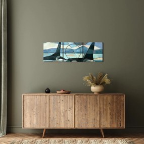 Kép - Orcas (órával) (90x30 cm)