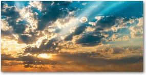 Fotó üveg kép Naplemente égbolt 140x70