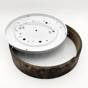 OAK SMOKY mennyezeti lámpa 2xE27/15W/230V, 37,5 cm, tölgy/sötétbarna