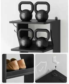 BOTARO cipősszekrény, fekete