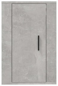 betonszürke fali TV-szekrény 40x34,5x60 cm