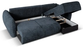 Sötétkék sarokkanapé (jobb oldali) Matera – Cosmopolitan Design