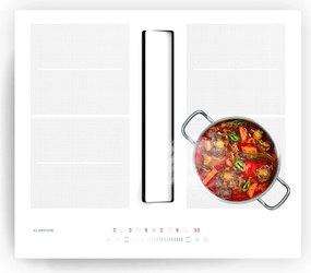 Klarstein Chef-Fusion Down Air System, 2 az 1-ben, indukciós főzőlap + páraelszívó, nagy teljesítményű, 7200 W