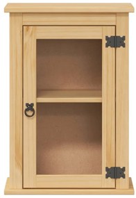 Corona tömör fenyőfa fali fürdőszobaszekrény 45 x 27 x 64,5 cm