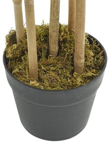 vidaXL zöld mű bambuszfa 730 levéllel 120 cm