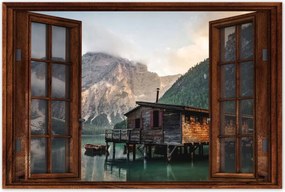 Poszterek 60x40 Hegyi kikötő Csónakok