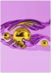 Poszterek 70x100 Lila grafika