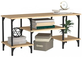 sonoma tölgyszínű szerelt fa TV-szekrény 102x35x45,5 cm