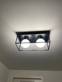 Ledvance - Kültéri fali lámpatest DECOR SQUARE 2xG9/28W/230V IP44