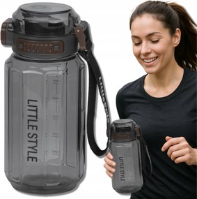 Tressari Motivációs kulacs TRITAN-ból, 730ml Szivárgásmentes kulacs, BPA-mentes, vízhez