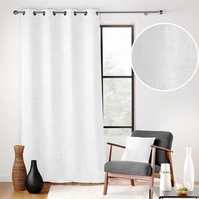 Fehér zsenília függöny 140x260 cm Leo – douceur d'intérieur
