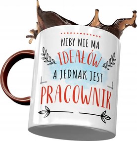Bordó Bögre A Dolgozónak Nincs Ideál Nyomtatott Fotóval