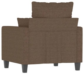 vidaXL barna szövet kanapéfotel 60 cm