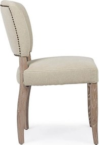 Bézs kárpitozott étkezőszék Maratriz – Bizzotto