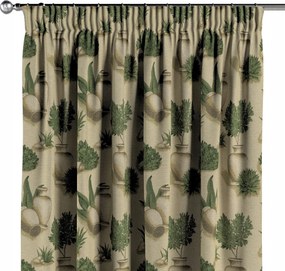 Függöny ráncoló szalaggal 1 db 130x245cm barna