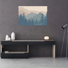 Kép - Türkiz hegység N⁰2 (90x60 cm)