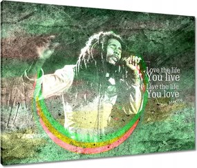 Vászonkép 80x60 Bob Marley egy koncerten