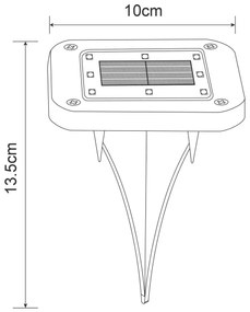 Globo 33414Q-2 - KÉSZLET 2x LED Napelemes lámpa SOLAR LED/0,8W/1,2V IP44