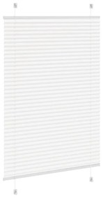 pliszírozott redőny Fehér 95x100 cm szövetszélesség 94,4 cm
