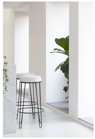 Fehér kárpitozott bárszék (ülésmagasság 73 cm) Alice – Light &amp; Living