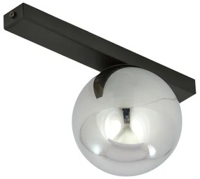 Mennyezeti lámpa FIT 1xE14/10W/230V fekete/szürke