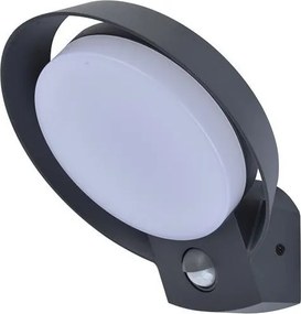 LUTEC 5205702118 POLO Fali Lámpa Mozgásérzékelővel Antracit LED IP44