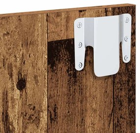 Fejtámla Szekrénnyel fiókkal fejtámlával 3 pcs Öreg fa Faanyag