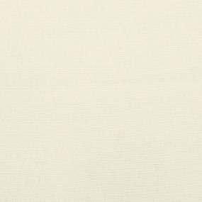 krémfehér oxford szövet kerti padpárna 110 x 50 x 7 cm