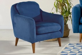 Design fotel Maelie sötétkék