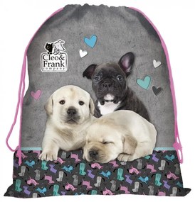 Gyerek tornazsák - Cute dogs dark