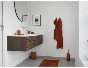 Narancssárgás barna pamut fürdőlepedő 70x140 cm Terracotta – Zone
