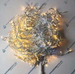 Kültéri karácsonyi LED függöny 25M+ 500LED - warm white