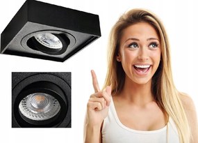 Süllyesztett Lámpatest Mini Gord Fekete Konalux