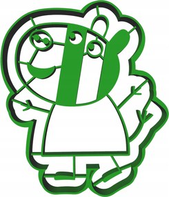 Mézeskalács Forma Malac Zoe Zebra 8cm