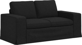 vidaXL Kanapé Fekete 162 x 80 x 82 cm szövet