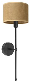 Fali lámpa MADELA 1xE14/40W/230V juta/fekete