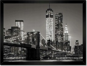 Poszterek keretben 40x30 New York Manhattan híd