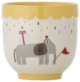 Sárga-krémszínű kőedény gyerek bögre 150 ml Celebrate – Bloomingville Mini