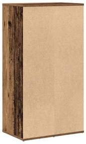 antik fa szerelt fa cipőtartó 54x34x100,5 cm