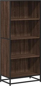 vidaXL barna tölgy színű szerelt fa könyvszekrény 60 x 35 x 139 cm