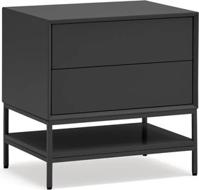 Fekete éjjeliszekrény Platt – Teulat