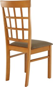 Szék, cseresznye/bézsbarna, GRID NEW