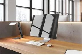 Asztali lámpa, LED, 9 W, ALBA Steelio, fekete (VLEDSTEEL)